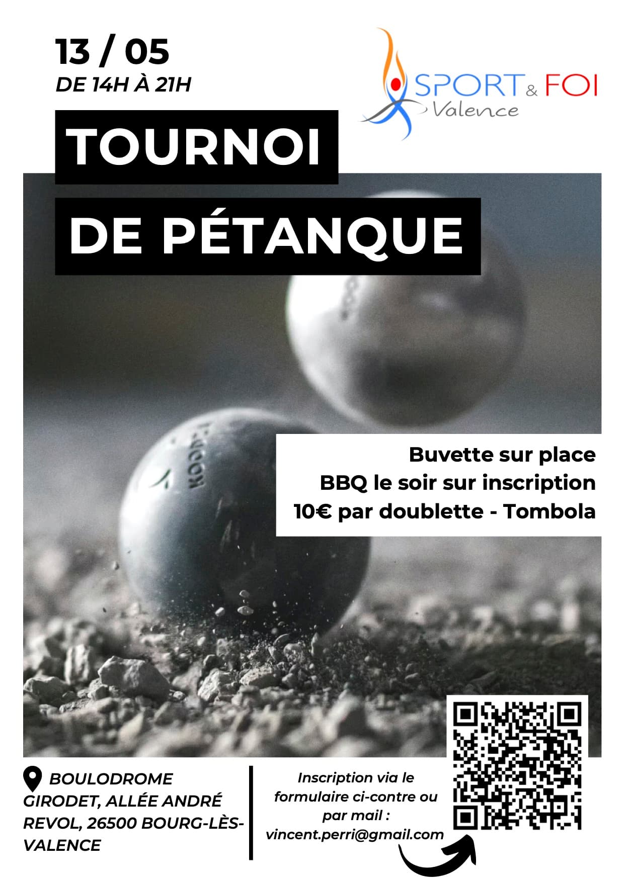 Flyer Tournoi Petanque 2023